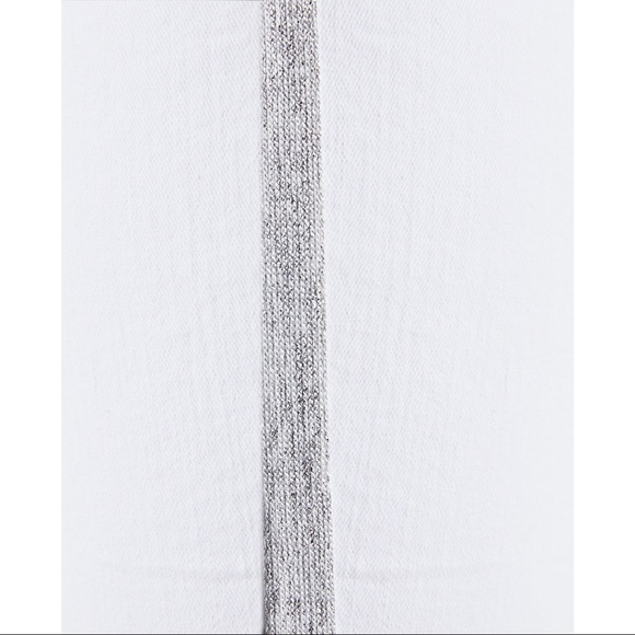 NWT Zara White Jean with Metallic Side Stripe 4/36 - Picture 8 of 9